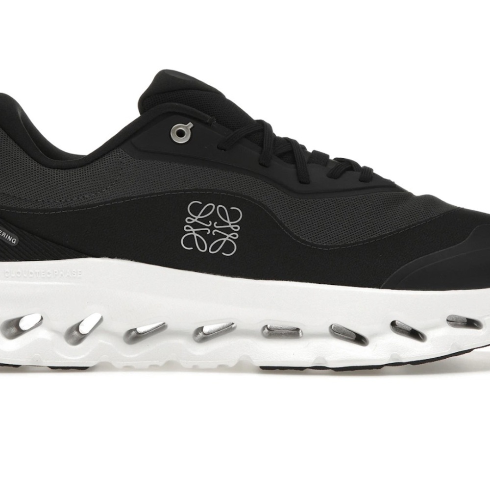 On Running Men's Black and White Athletic Shoes